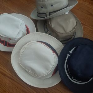 Lot Of Vintage Fishermen Stylish Bucket Hats Set Deadstock (5)  (Bag D)